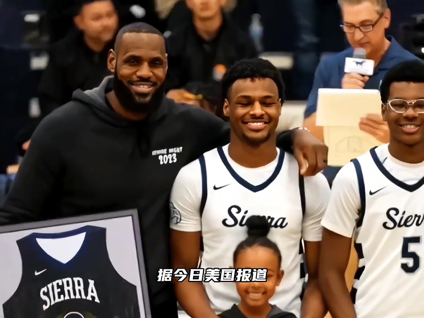 难道老詹已经控制NCAA？布朗尼已经收到9所NCAA名校邀请