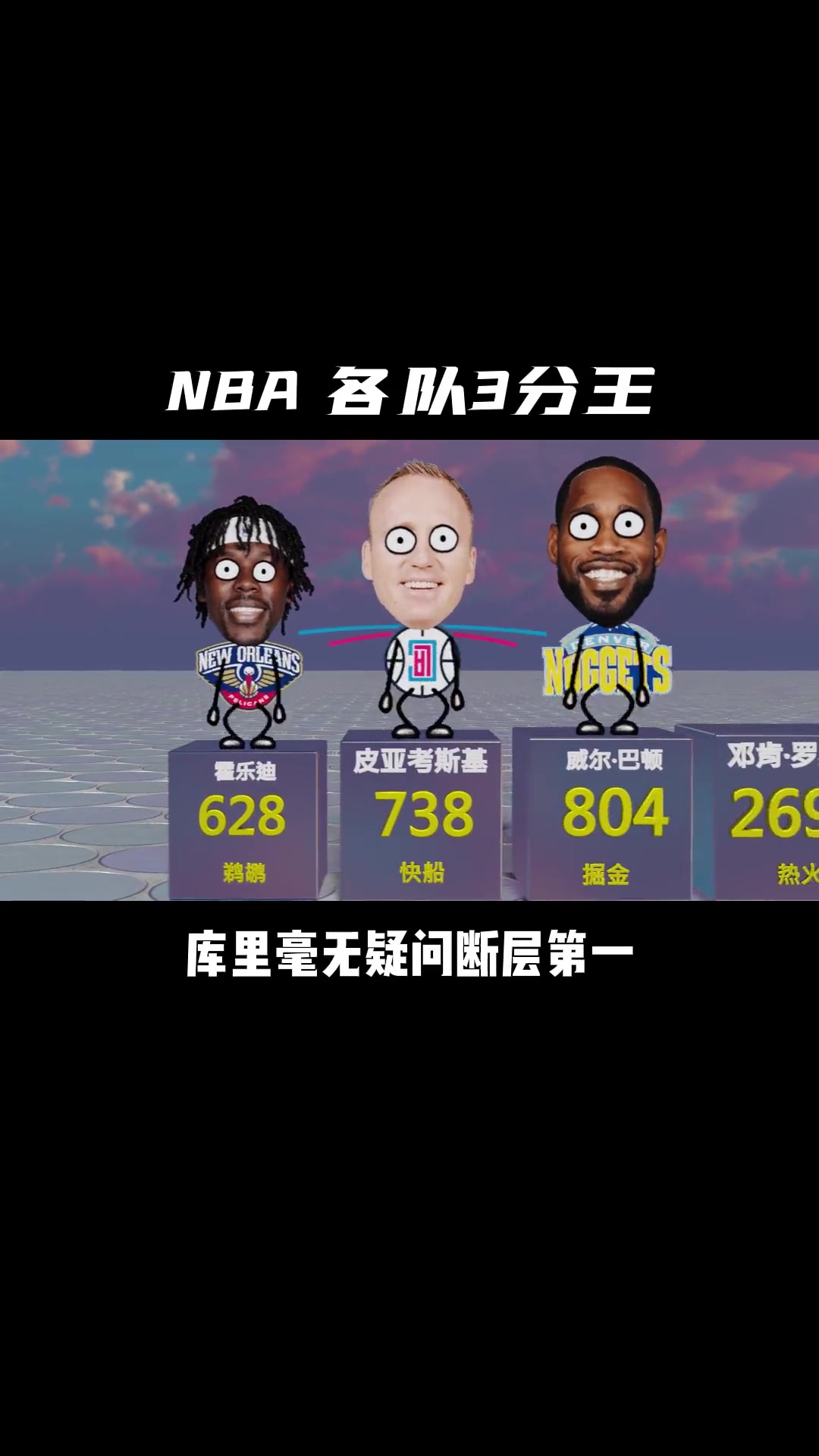 盘点NBA30队队史3分王排行榜 有很多球员你们都不认识把？