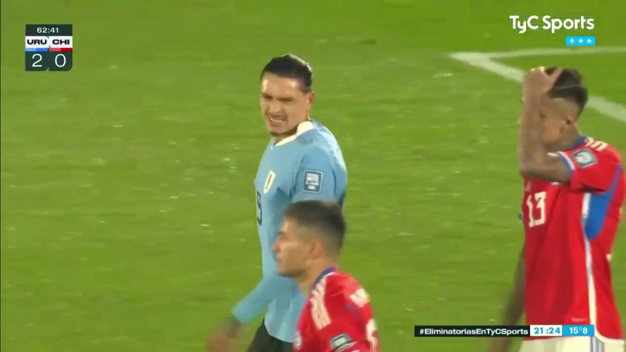 【集锦】世预赛-巴尔韦德世界波努涅斯2助攻 乌拉圭3-1智利