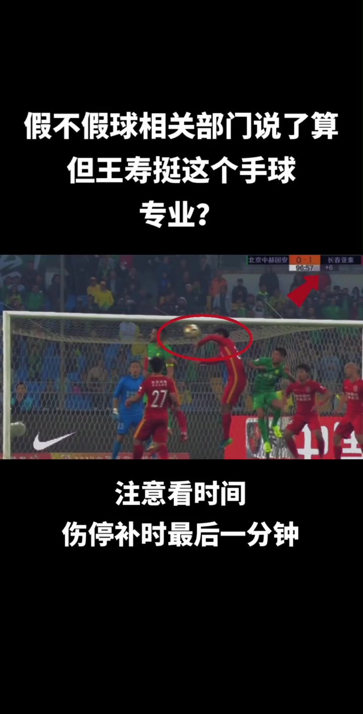 是假球吗？一起再看看王寿挺这个手球