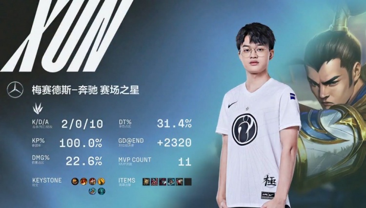 iG不能没有XUN掌门！超越Xiaohu！Xun以11次MVP 独占MVP榜第一