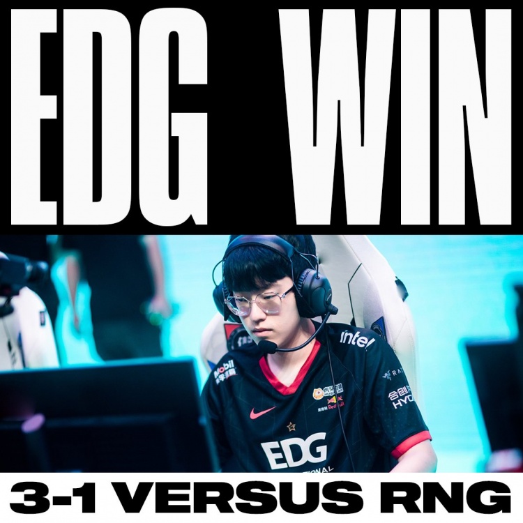韩网热议RNG不敌EDG：一阵中单和辅助所在的队伍 肯定能进四强吧