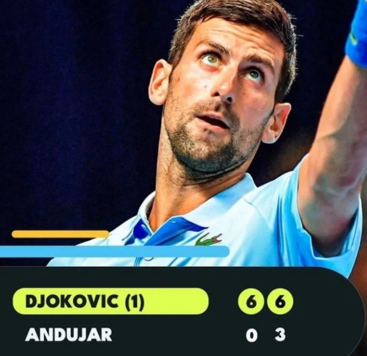 ATP 250特拉维夫站德约科维奇连下7局 三连胜安杜哈尔晋级八强