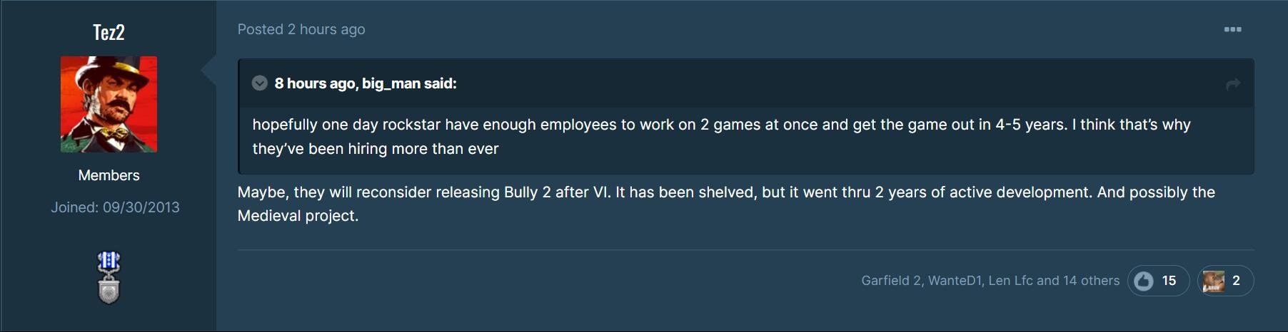 消息人士透露：《恶霸鲁尼2》或将在《GTA6》之后推出