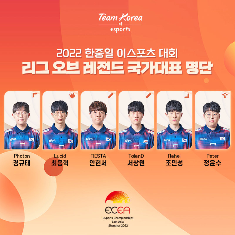 东亚电竞锦标赛韩国队大名单出炉：由T1 DK NS二队组成