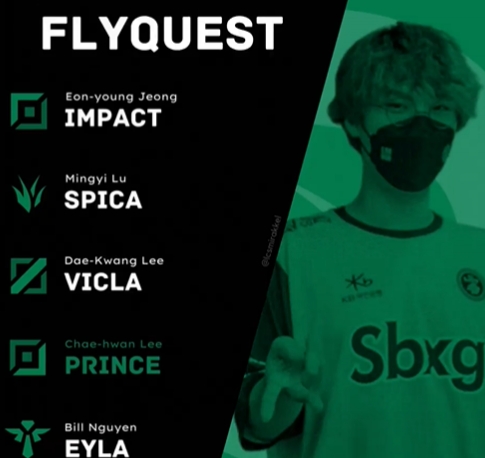 推特爆料人：FlyQuest新赛季大名单 上单Impact 下路Prince