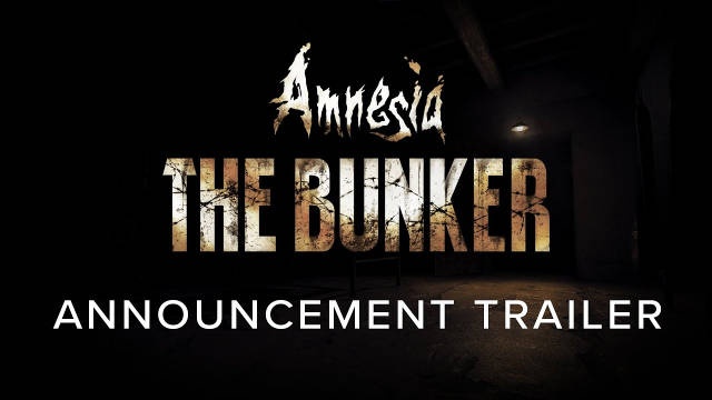 第一人称恐怖游戏《Amnesia: The Bunker》正式公开 23年3月发售