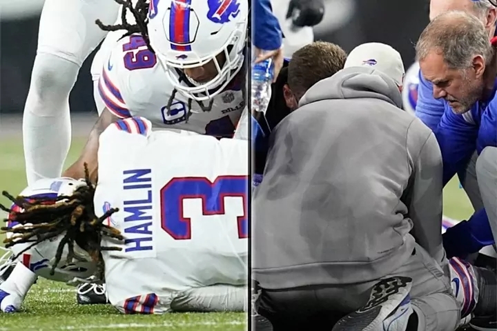 24岁NFL比尔球员哈姆林突然倒地+一度生命垂危，目前已抢救过来