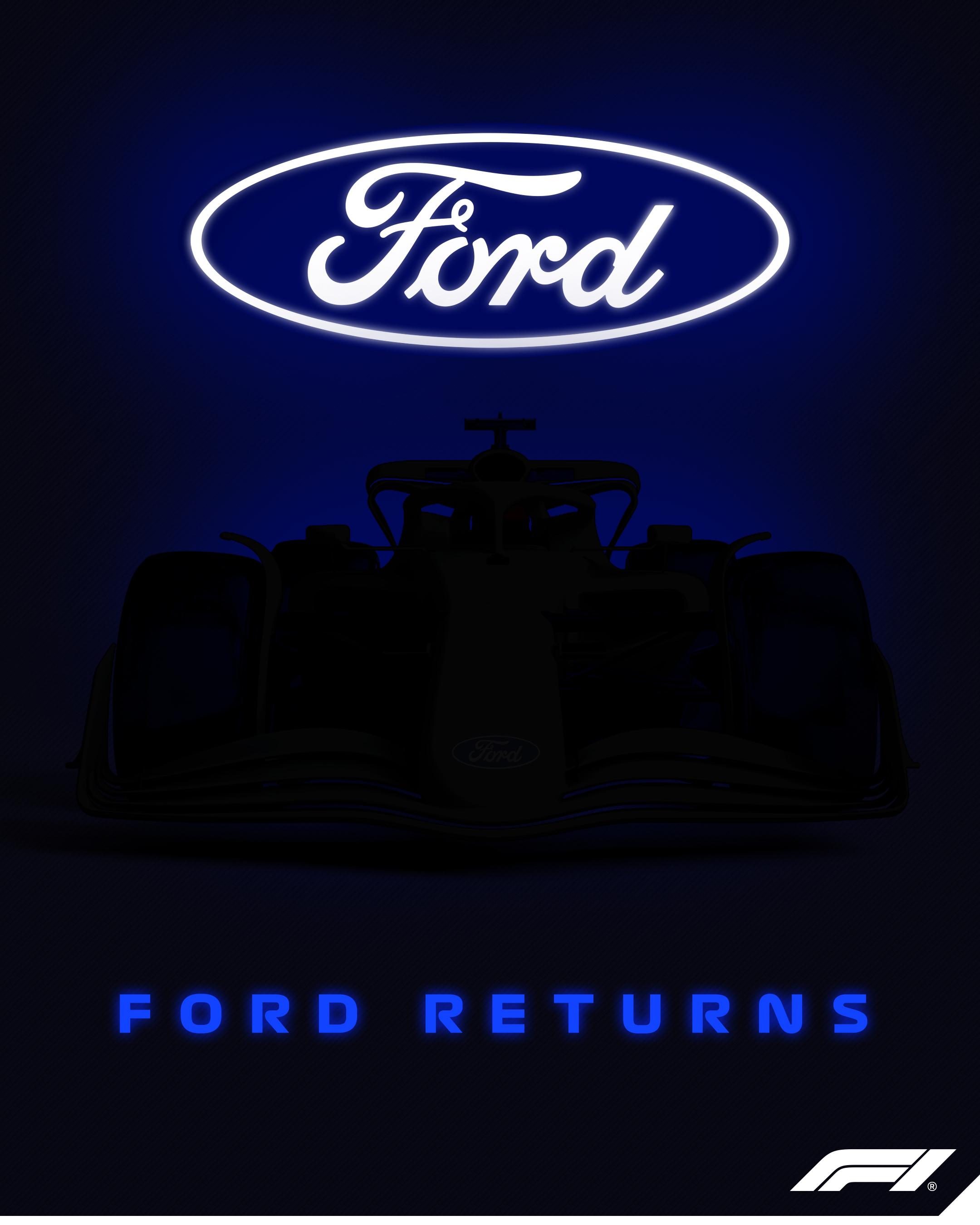 官方：福特将于2026赛季重返F1，将成为红牛车队引擎供应商