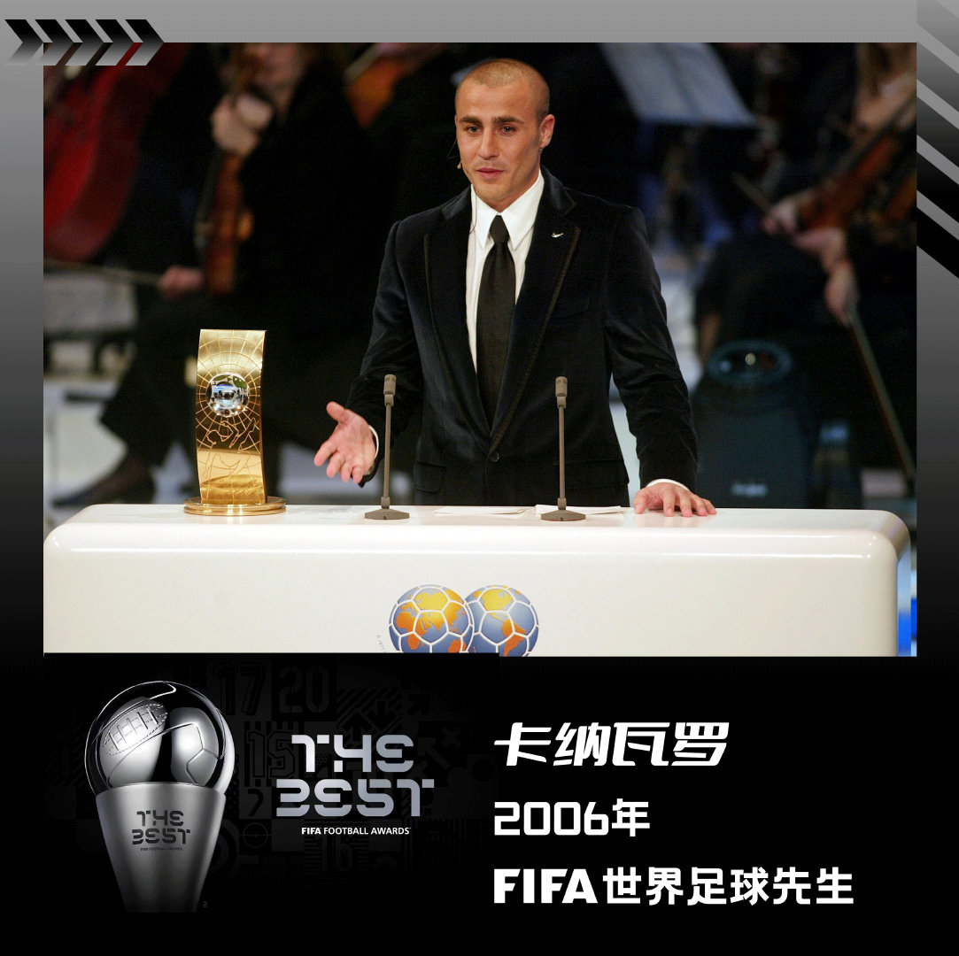 【FIFA年度最佳回顾】卡纳瓦罗，2006年FIFA世界足球先生