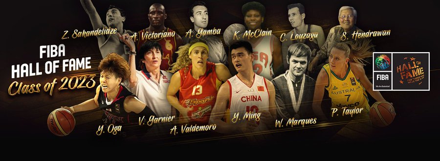 FIBA官方：姚明等12人入选2023届FIBA名人堂