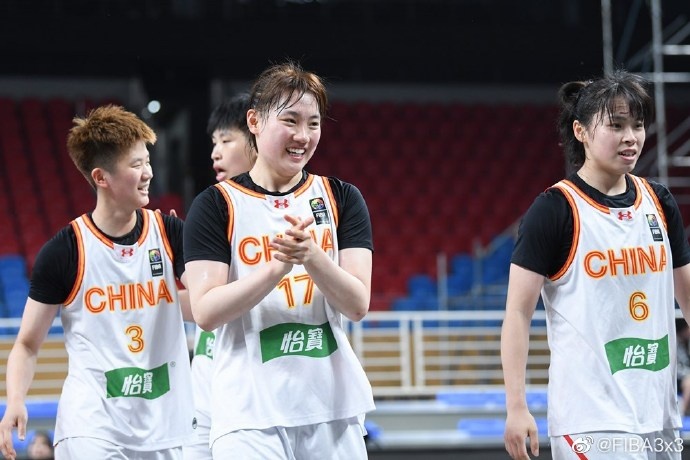 FIBA3x3女子系列赛保定站中国队成员：陈明伶&洪欣妍&郑茗&黄雅玲