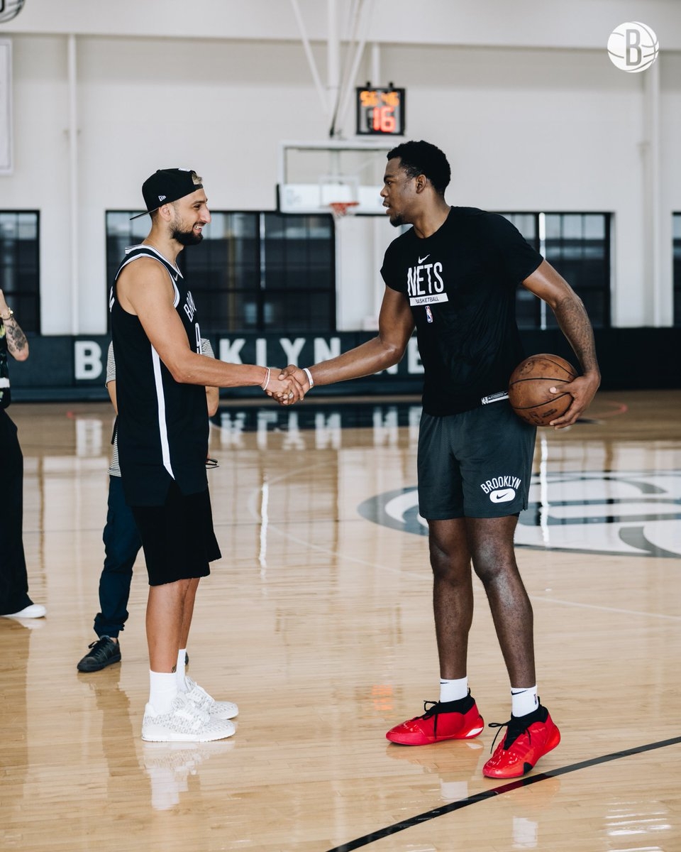 有加盟NBA打算多纳鲁马参加篮网队训练，和NBA球员身高差..