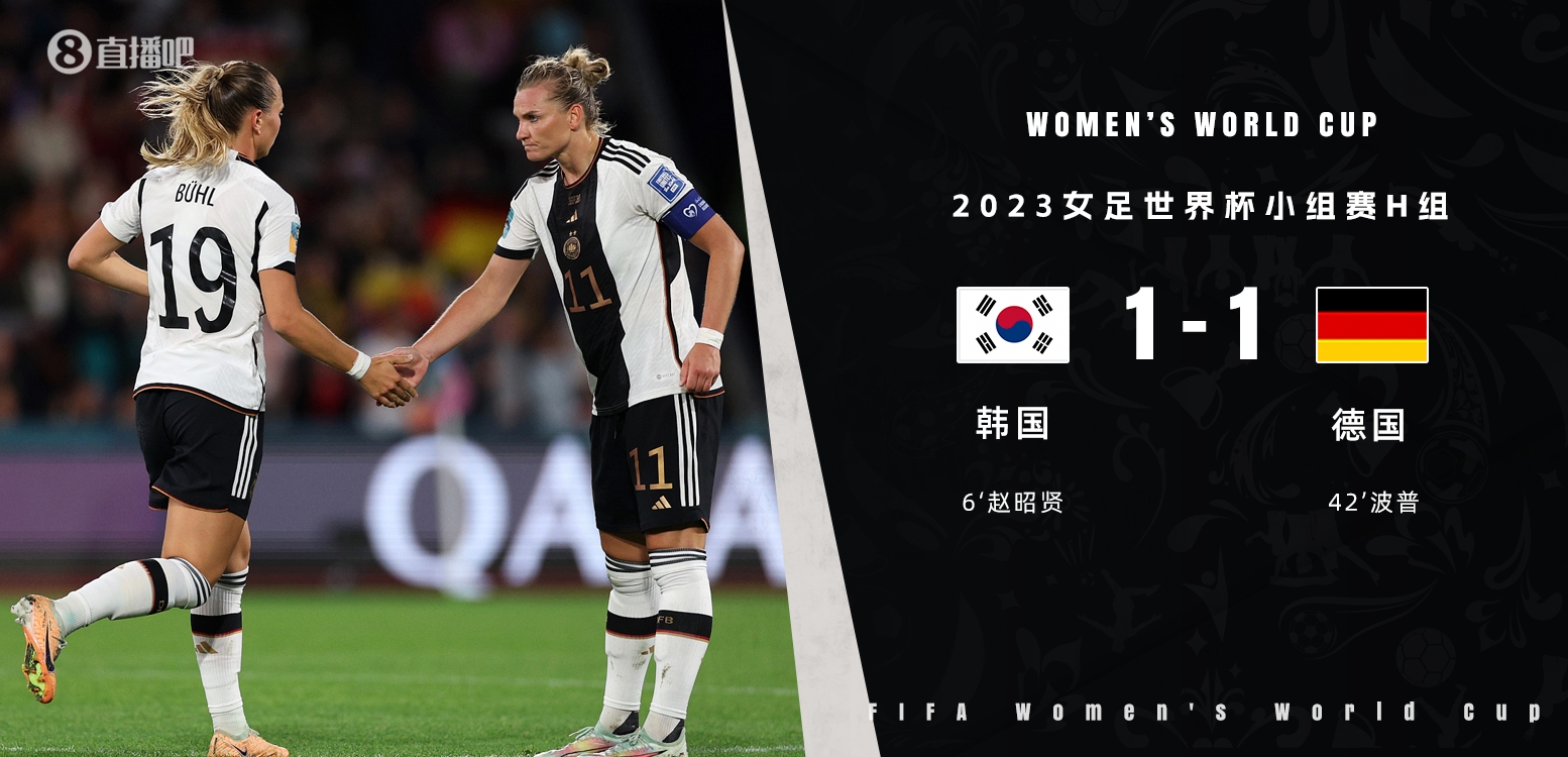 韩媒：德国男足和女足两次参加世界杯淘汰赛的愿望，都被韩国终结