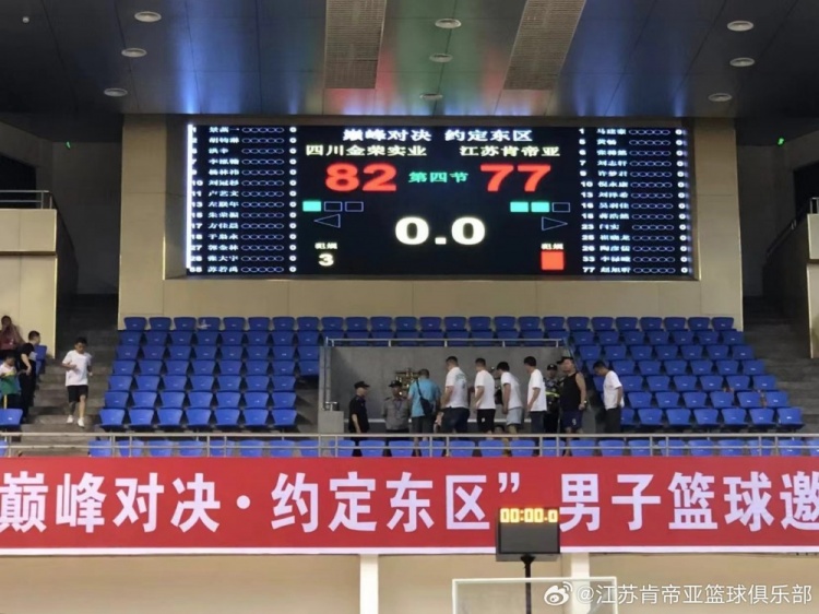 热身赛刘志轩18分江苏肯帝亚77比82负于四川男篮