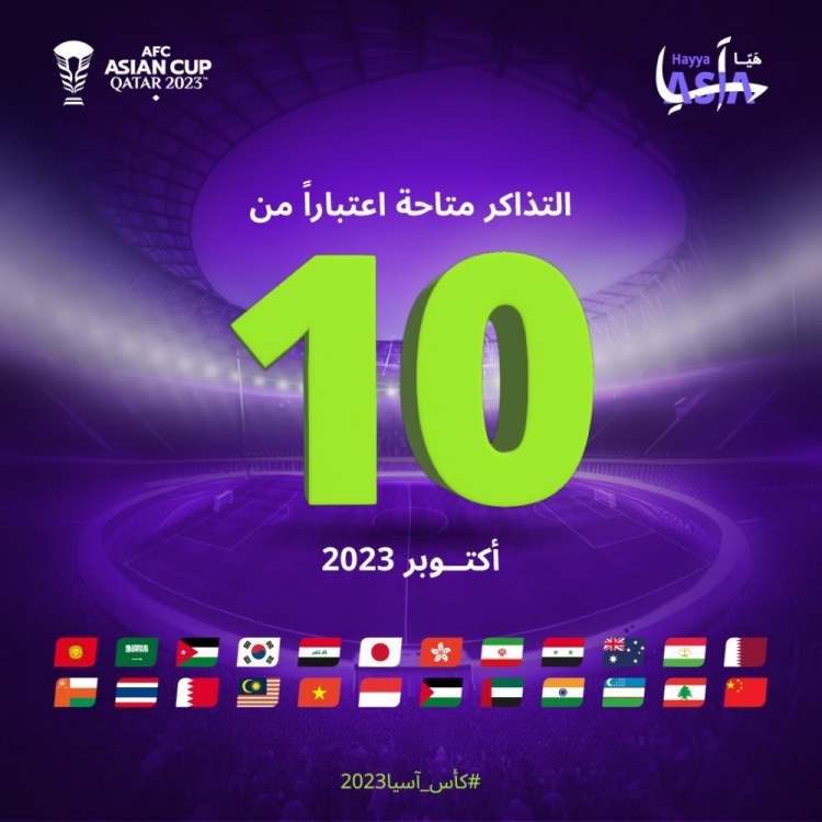 体坛：卡塔尔亚洲杯第一阶段15万张球票已经售罄