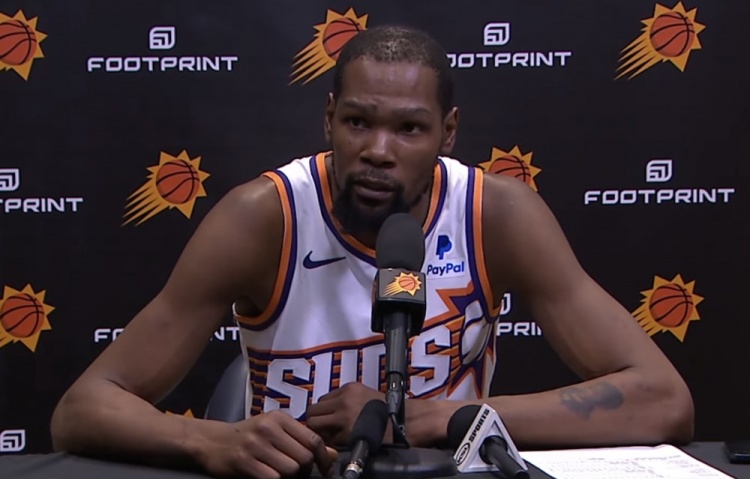 KD：不管谁防我都努力打出侵略性我们不需要别人为我们发起战术