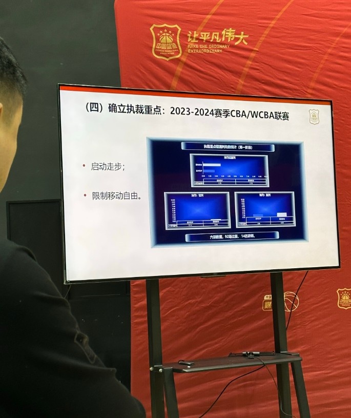 本赛季CBA裁判吹罚中的执裁重点有两个启动走步和移动掩护