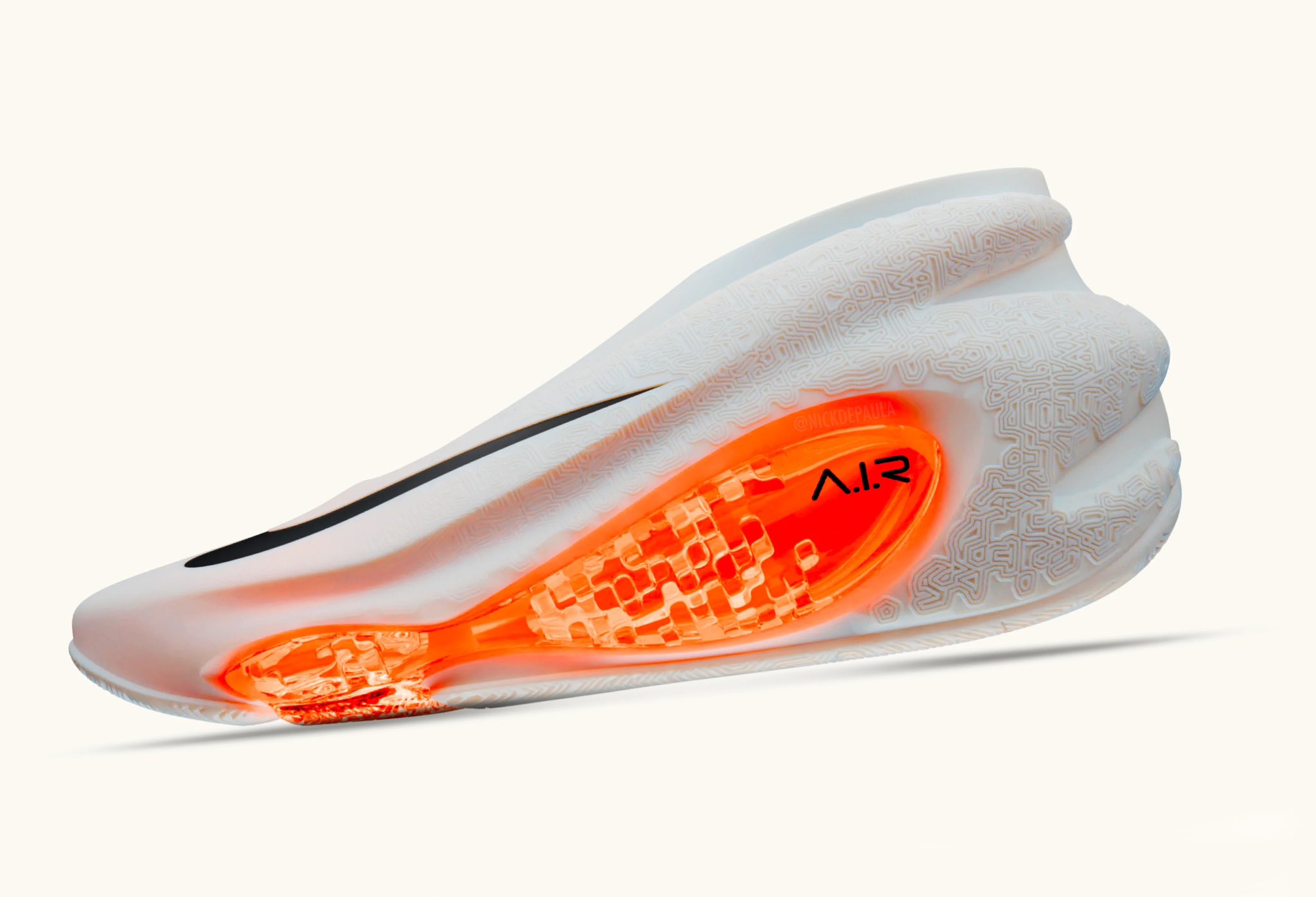 真就外星人耐克通过AI技术为文班亚马设计发布概念签名鞋！