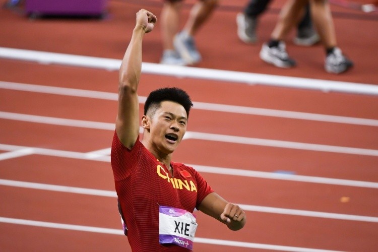 30岁谢震业10秒06为今年中国男子100米最佳，并列世界第63