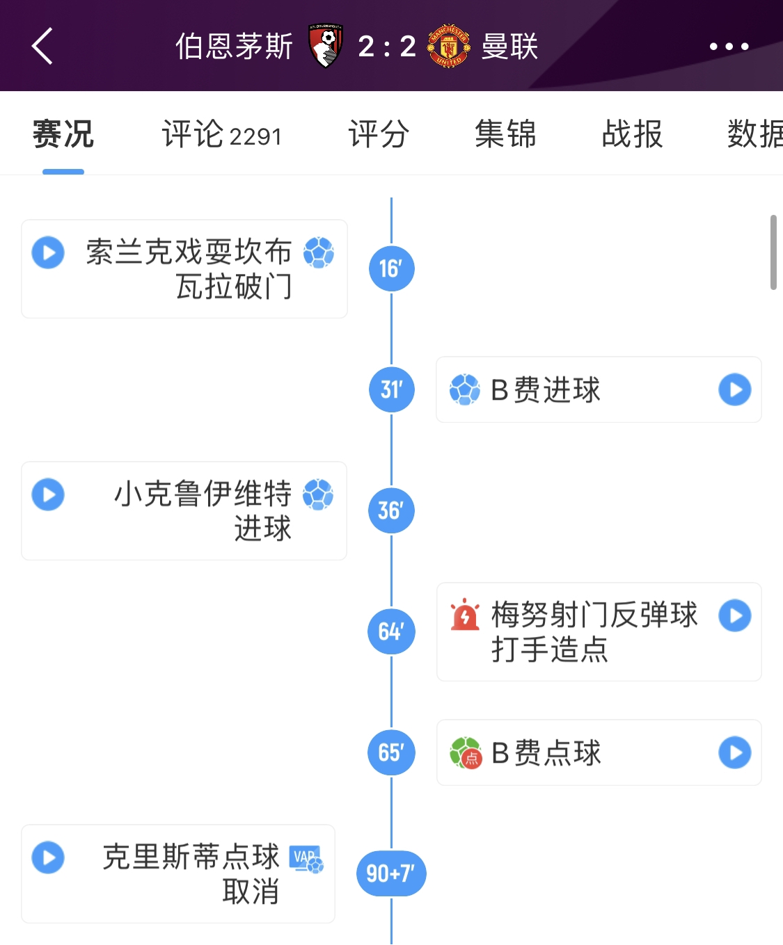 好险！曼联客场抢回一分，差点打破单赛季12负最差纪录