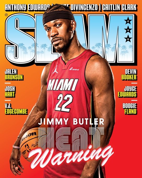 季后赛吉米要来啦热火球星巴特勒登上《SLAM》杂志封面！