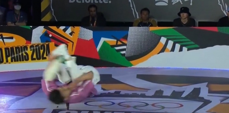 巴黎奥运会霹雳舞资格赛决赛，中国选手亓祥宇获得银牌
