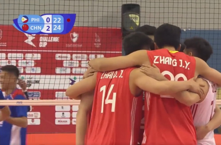 中国男排3比0菲律宾收获亚挑杯开门红，队长江川砍下13分