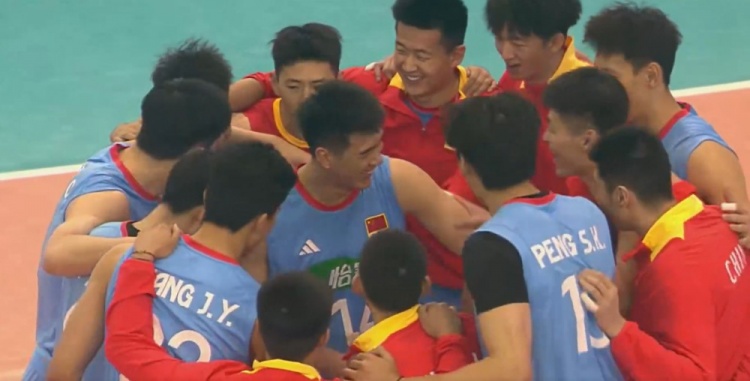 中国男排3比1越南男排，收获亚洲男排挑战者杯第五名