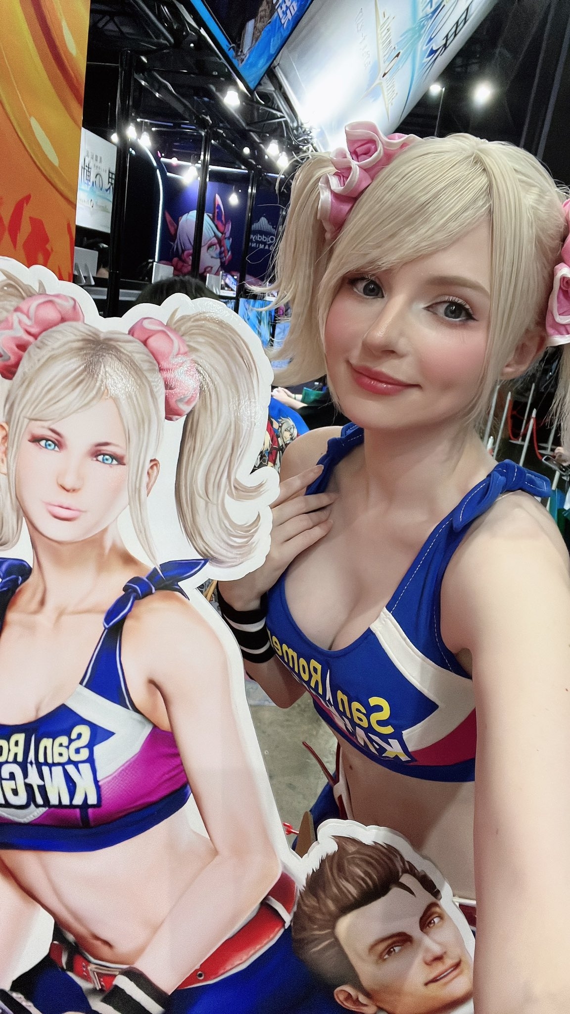 果真是甜心呀！阿什莉体模担任《电锯甜心RePOP》展台官方Coser