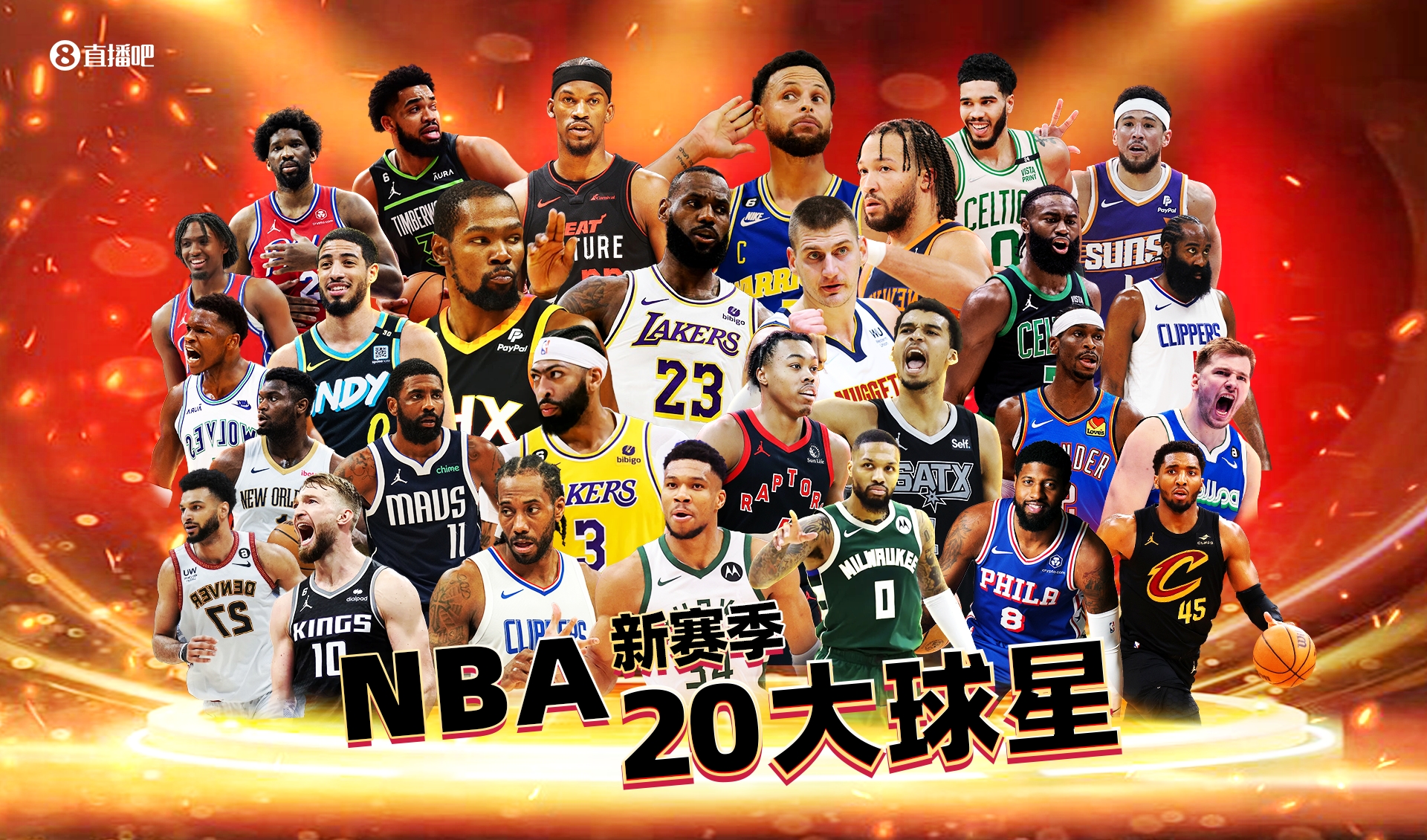 【吧友评选】NBA新赛季20大球星之No.1！你会Pick谁