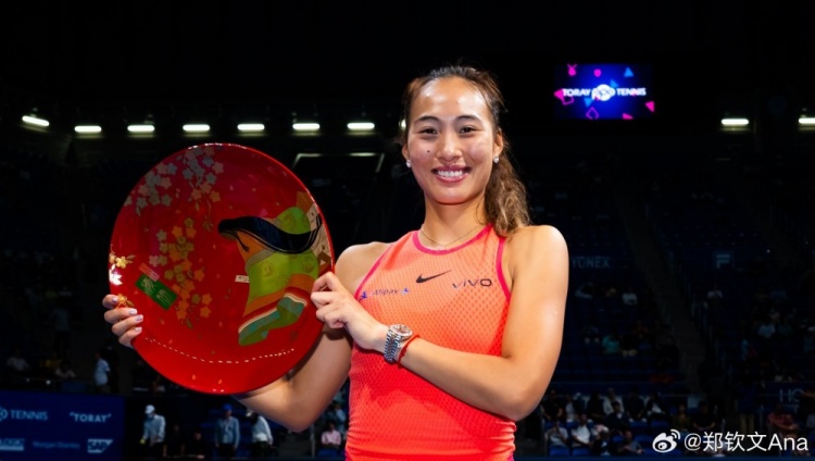 郑钦文：很高兴拿到我的第二个WTA500赛冠军期待接下来的挑战