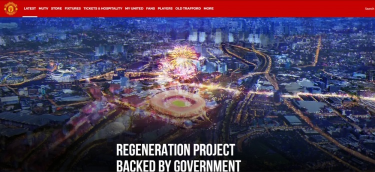 官方:老特拉福德重建获英政府支持,有望促进英国73亿镑经济增长