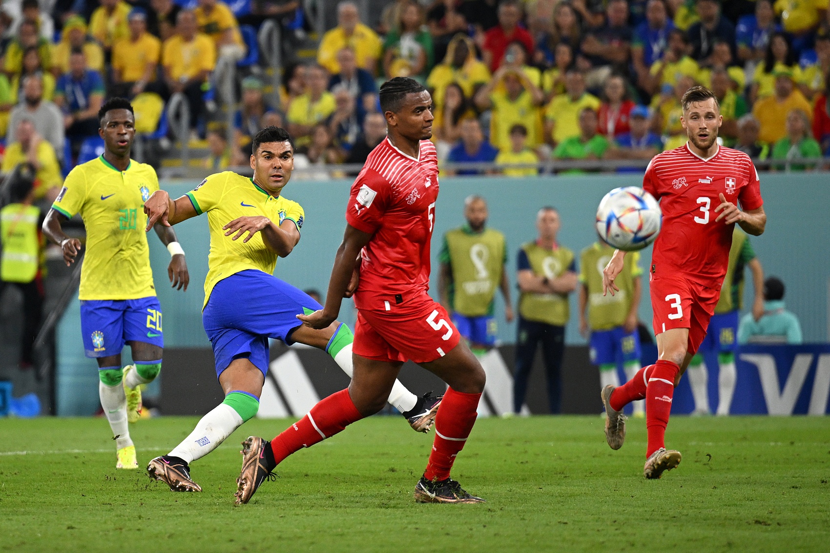 世界杯G组积分榜：巴西提前一轮出线 下轮打平可锁定头名