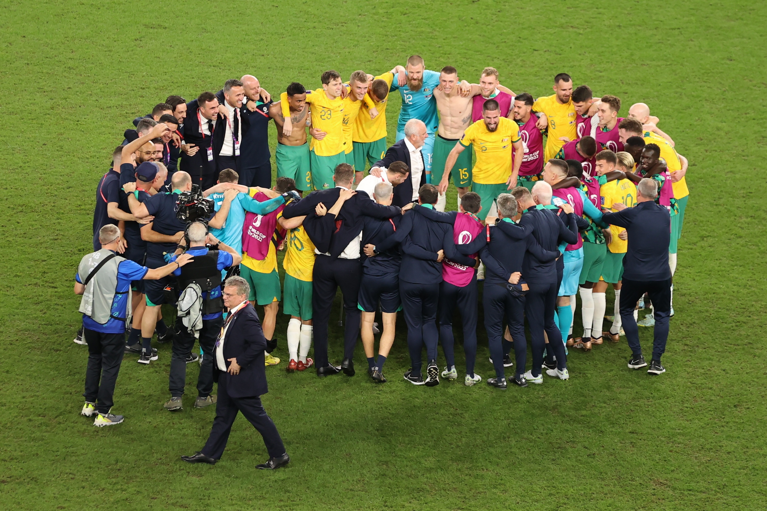 亚足联主席：澳大利亚队的表现令人瞩目，他们值得所有的赞扬喝彩