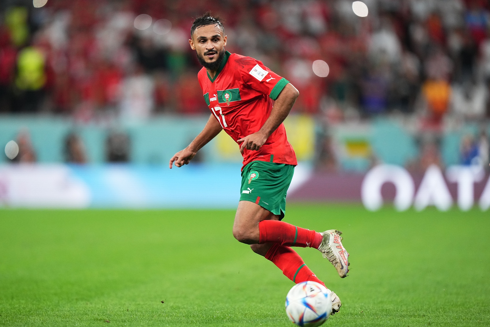 闪耀世界杯，摩洛哥国脚布法尔选择离开法甲去卡塔尔踢球