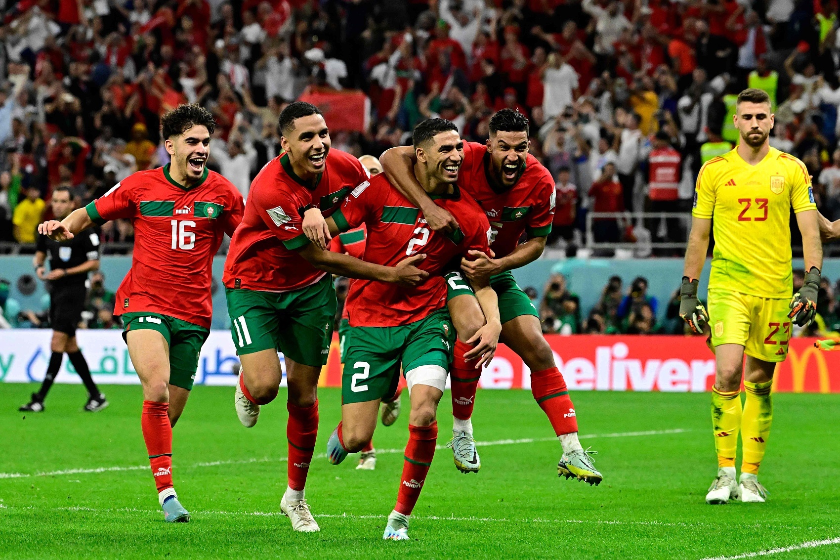 不信邪！先罚的摩洛哥终结世界杯点球大战后罚球队6连胜纪录