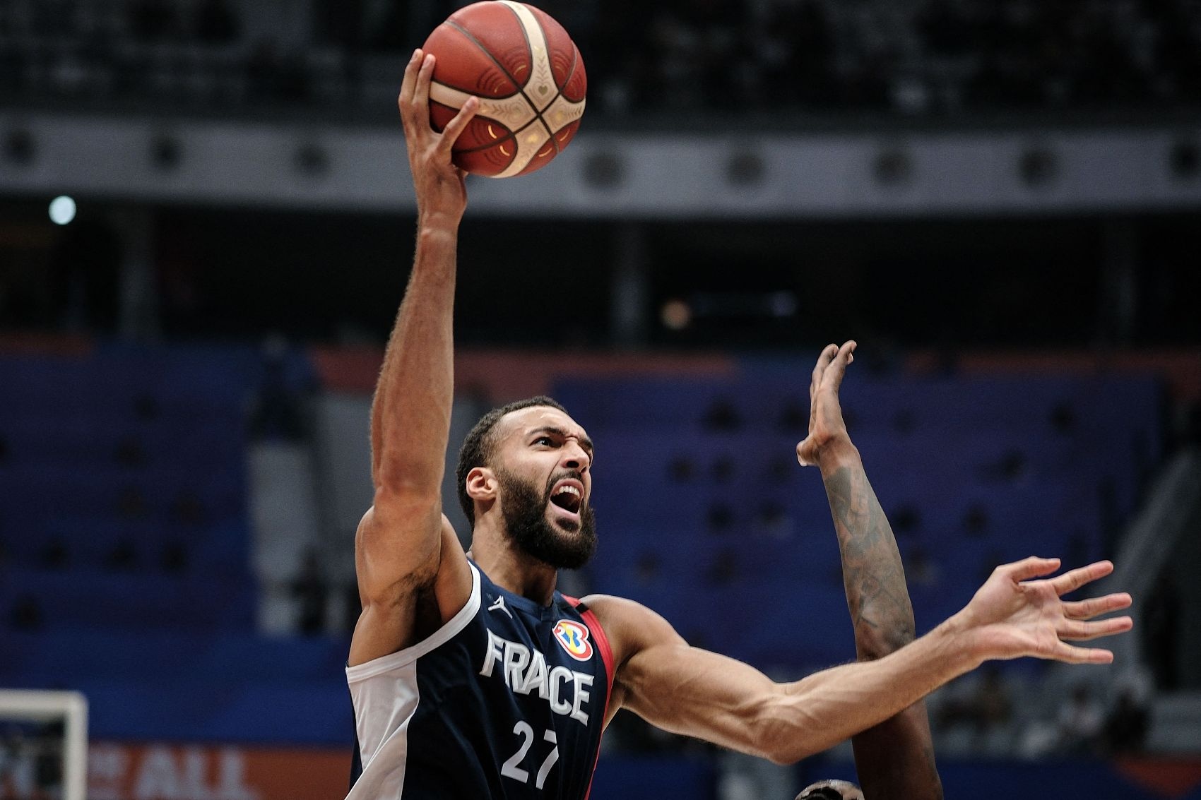 FIBA评世界杯各队最佳球员：法国戈贝尔场均10.8分8.3板1.8帽