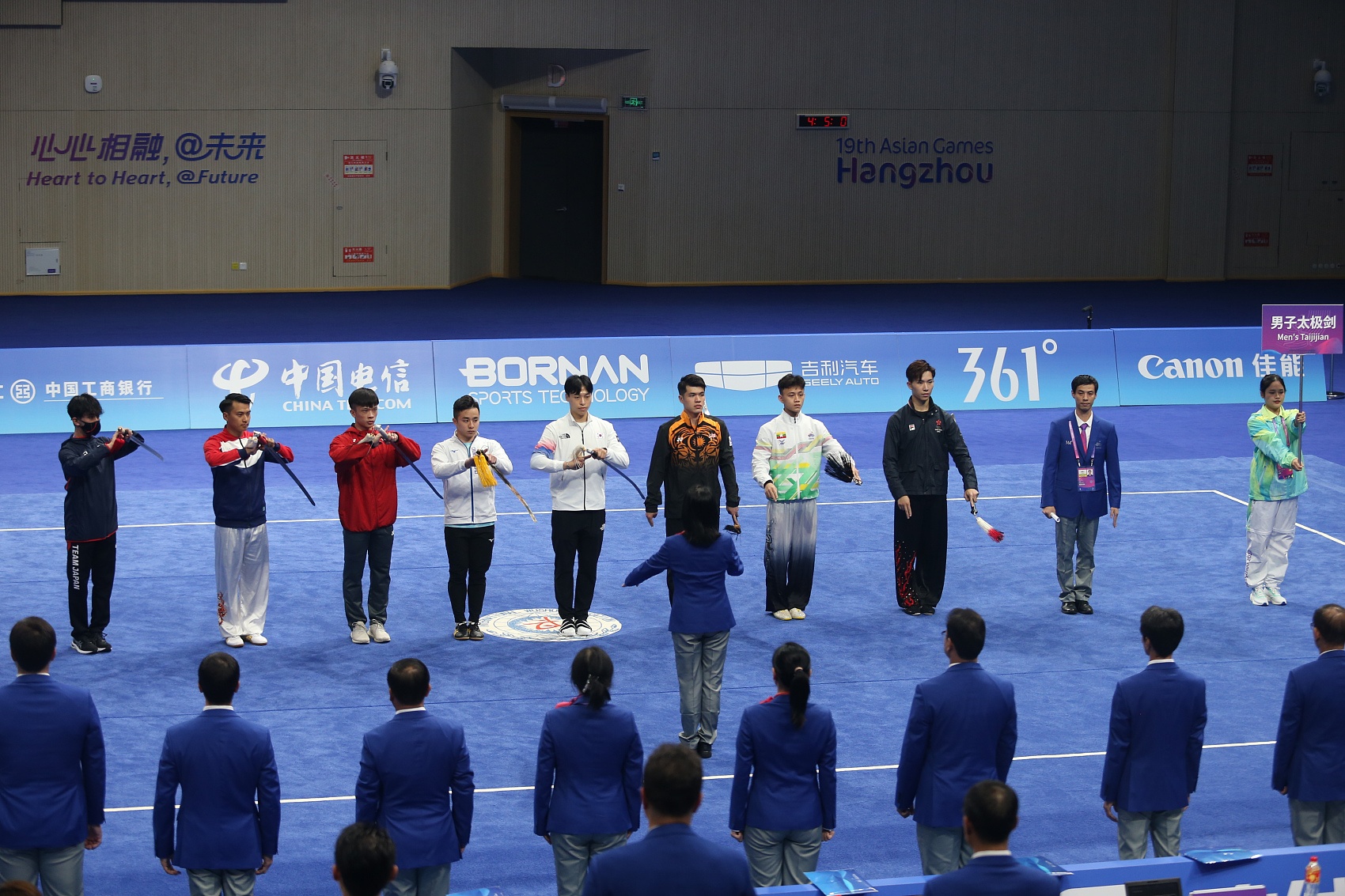 亚运会男子太极拳太极剑全能中国选手高浩楠夺得金牌！