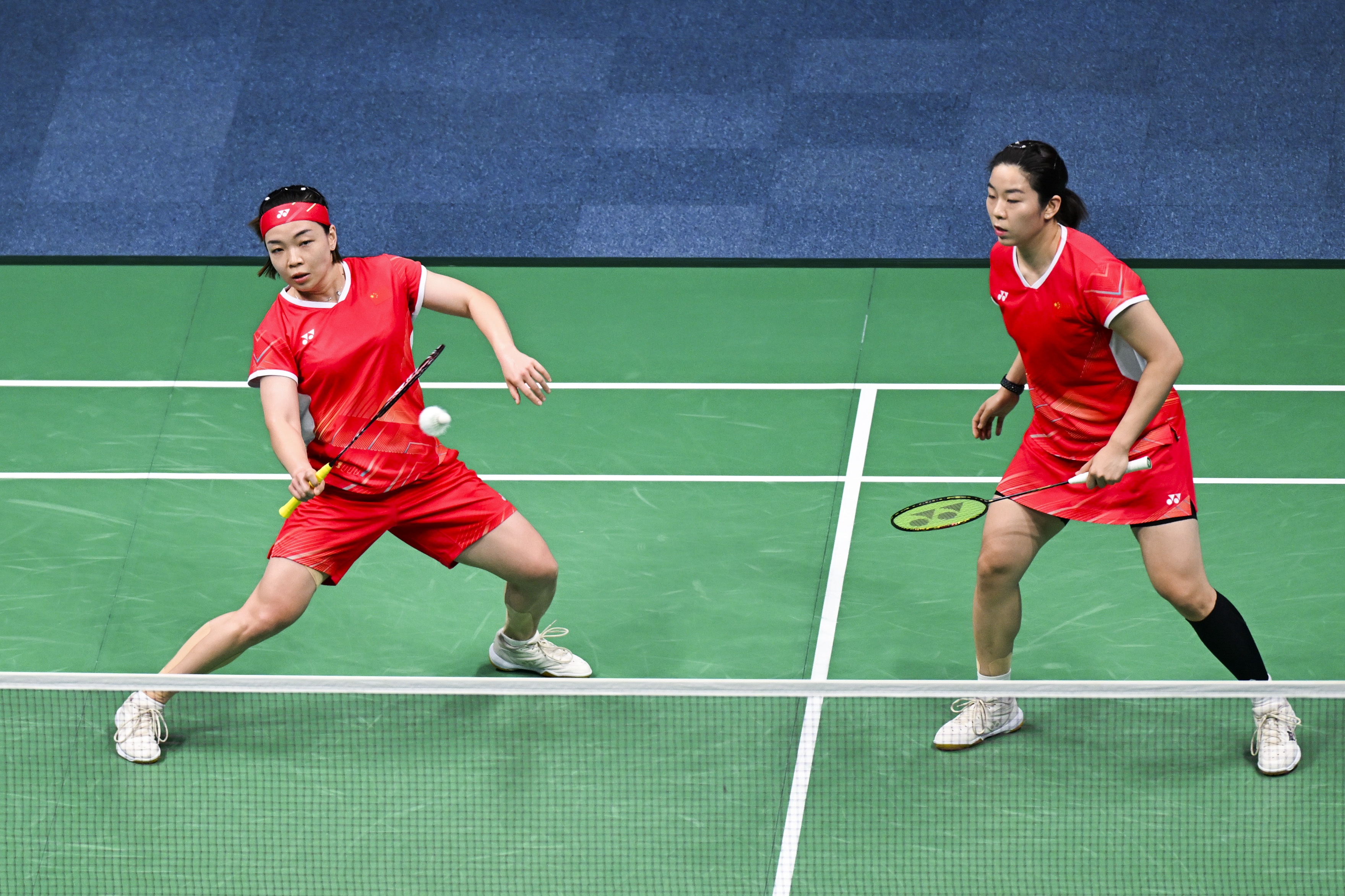 羽毛球女子双打14决赛中国组合陈清晨和贾一凡晋级4强