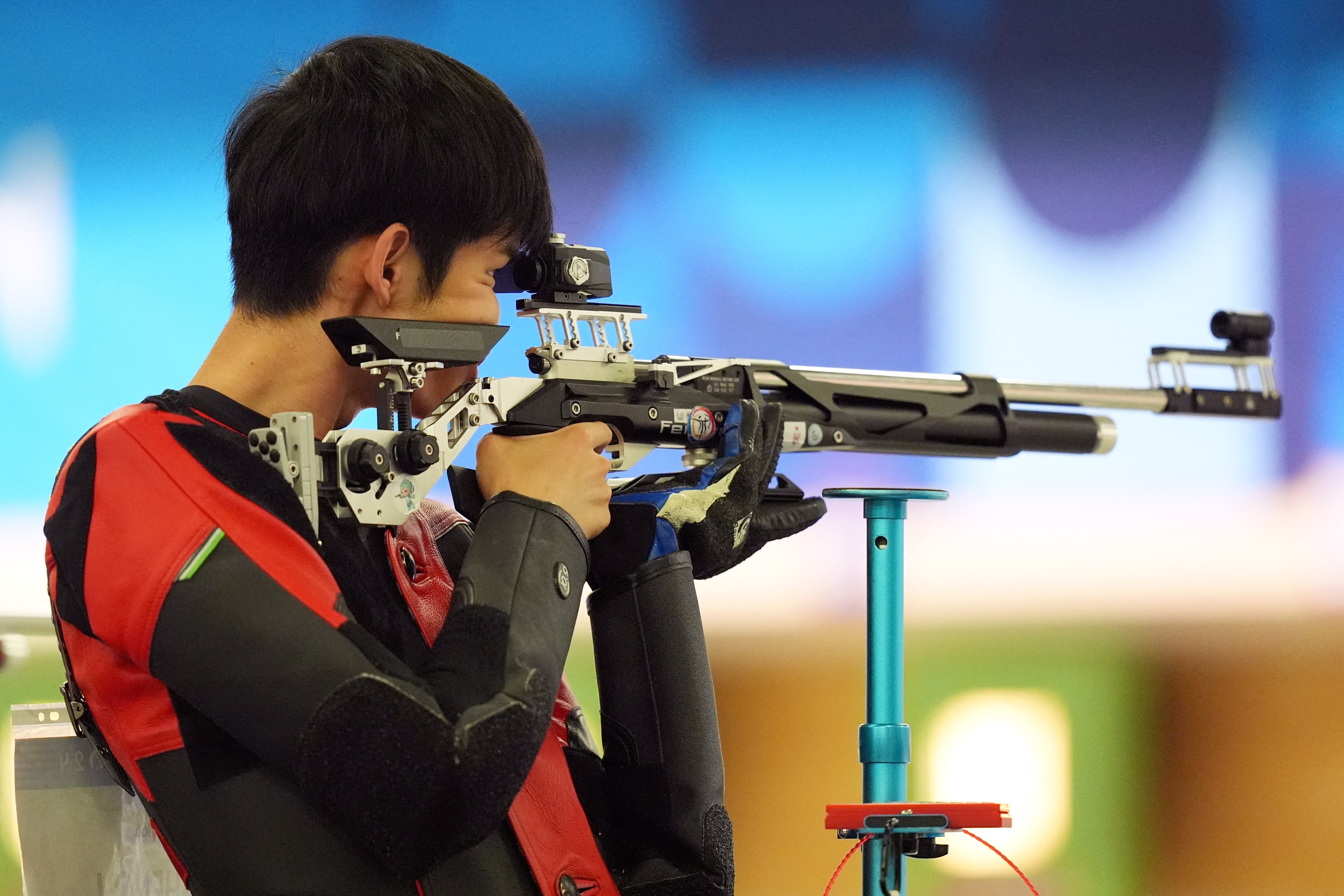 射击混合团体10米气步枪资格赛黄雨婷盛李豪将与韩国队争金！